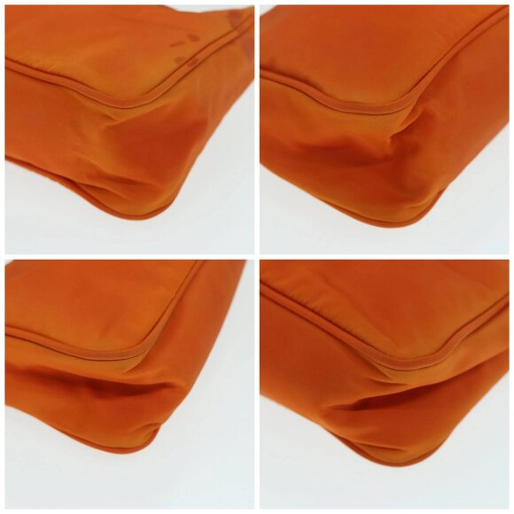 PRADA Hand Bag Nylon Orange Auth - Picture 16 of 16